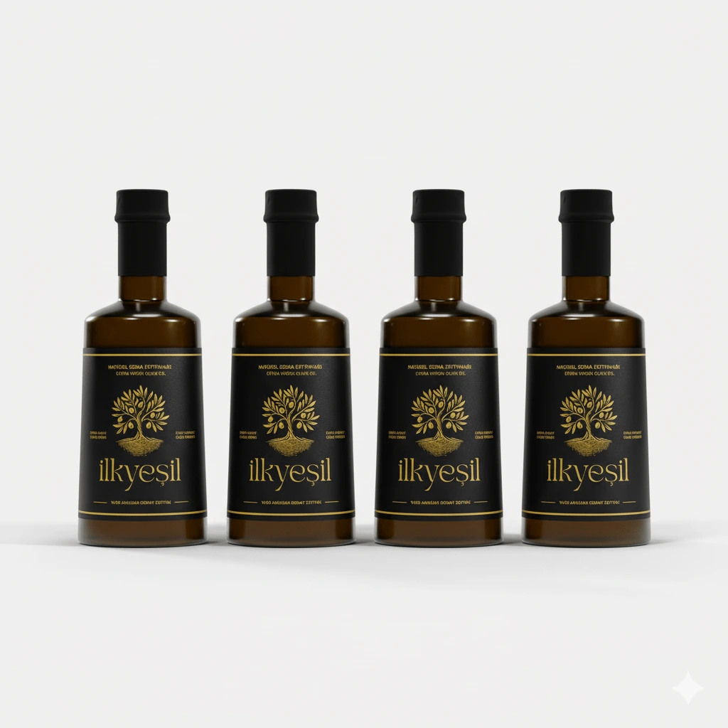 Erken Hasat Soğuk Sıkım Zeytinyağı 500 ml (4’lü Set)