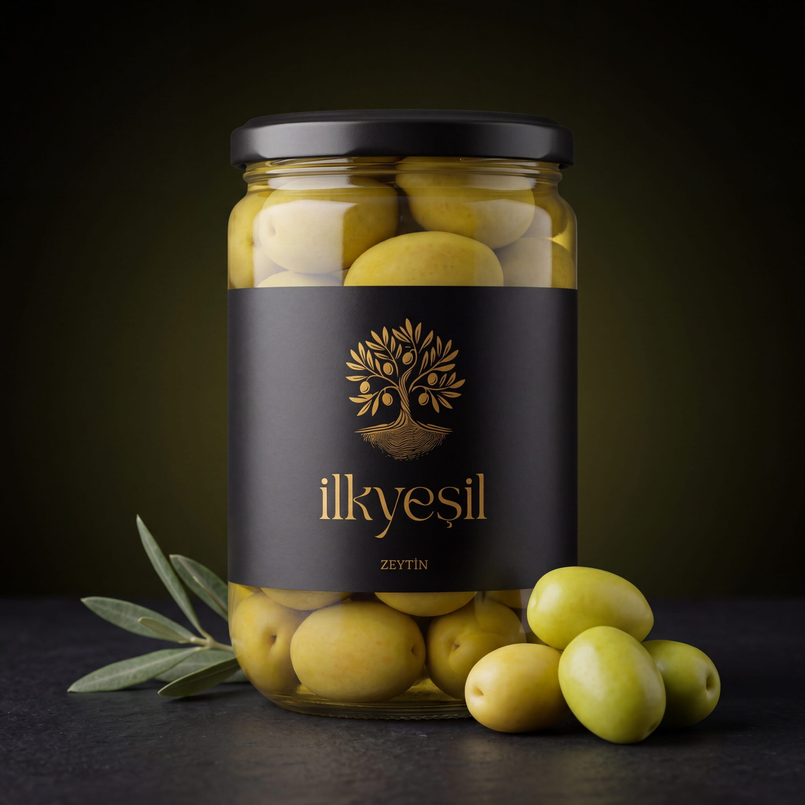 İlkyeşil 350 gr Kırma Zeytin | Doğal ve Sofralık Zeytin